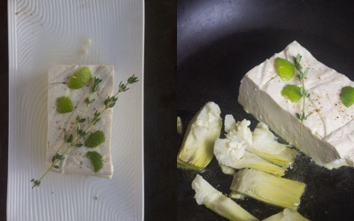 artichoke tofu