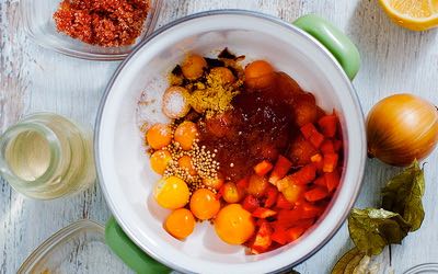 Grooseberries chutney