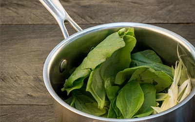 Salmon with Spinach and Tangerine1