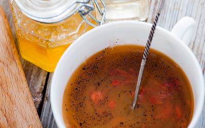 vinagrette apple tomatoes1